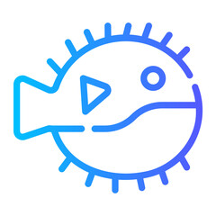 Sticker - puffer fish