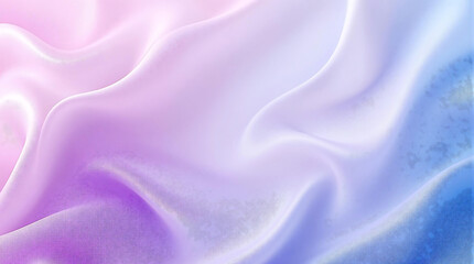 Wall Mural - Abstract background with soft pastel pink, purple, and blue fabrics, forming gentle waves. Ideal for dreamy, elegant, or feminine design projects.

