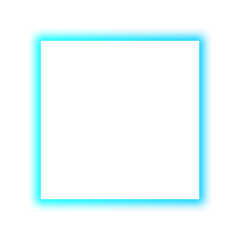Wall Mural - white square background with blue shadow