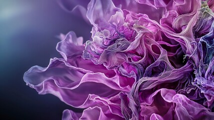 Leinwandbilder - Soft violet tones creating gentle patterns in nature abstract art close-up view textured beauty