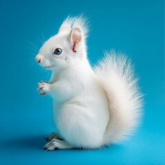Wall Mural - a white squirrel