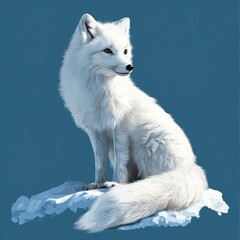Wall Mural - an arctic fox