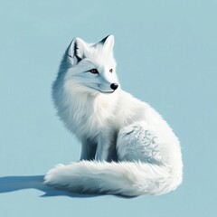Wall Mural - an arctic fox