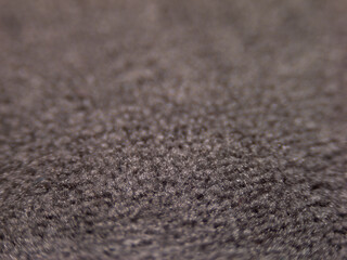 Poster - The image is a close up of a fuzzy, gray fabric