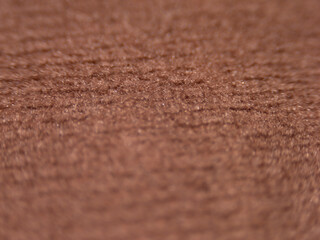 Fototapete - A close up of a brown fabric with a fuzzy texture