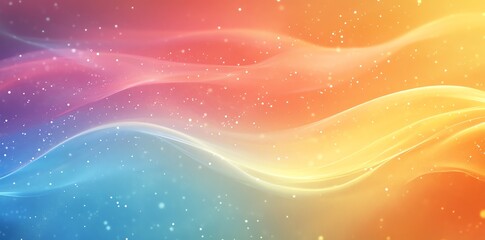 Canvas Print - serene pastel waves: a dreamy abstract artwork