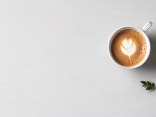 Leinwandbilder - Minimalist Work Essentials Sleek Laptop, Notebook, and Coffee on Chic Wooden Surface for Productivity-Focused Home Office and Corporate Visuals - Inspiring Modern Work Culture