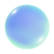 © Rawpixel.com - 3D png blue round ball element, transparent background