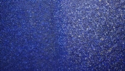 Fototapete - deep blue fabric texture with shimmering glitter specks and diagonal weave pattern for creative backgrounds or textile design