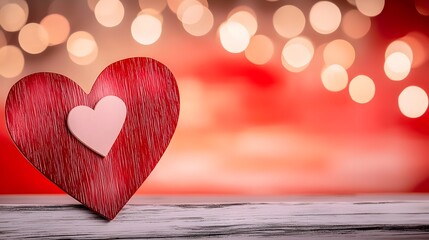 Poster - Vibrant and dynamic heart shaped in a variety of bright and bold colors set against a glowing gradient backdrop evoking a sense of romance