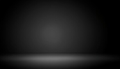 Aufkleber - minimalist dark studio background with subtle spotlight effect on textured floor for photography, graphic design, and presentation