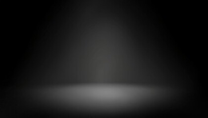 Poster - minimalist dark studio background with subtle spotlight effect on textured floor for photography, graphic design, and presentation