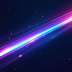 Wall Mural - neon lightspeed: abstract dynamic energy burst