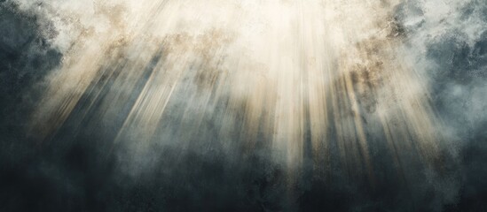 Poster - Grey abstract wallpaper with radiant beams emanating from a central point on a dark background creates depth and elegance for creative projects.