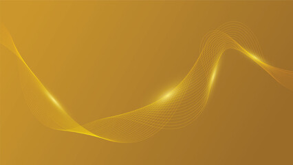 Wall Mural - abstract gold graphic swirl lines background