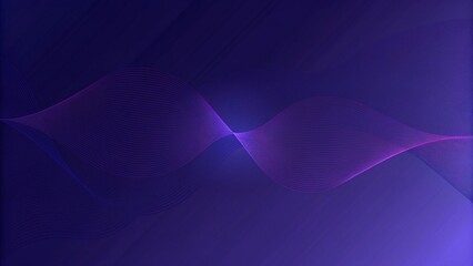 Fototapete - Digital technology banner purple blue background concept with technology light effect, futuristic innovation, abstract circuit, glowing tech, modern data, virtual design, cyber energy