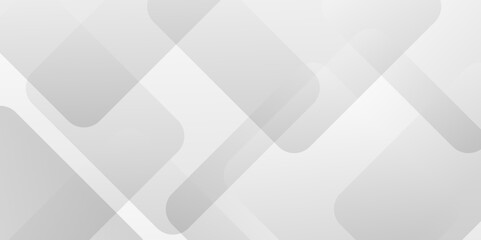 Fototapete - Modern Abstract white and gray transparent background with triangles' shapes. Space futuristic design concept. Decorative web layout or poster, banner. white paper texture gray background. vector.