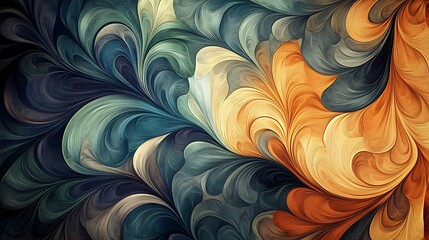 a detailed and intricate fractal pattern in shade background