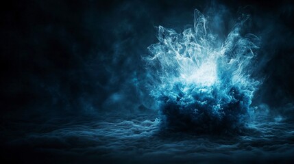 Aufkleber - Unique perspectives ethereal mists and glowing abstractions in a dreamlike digital landscape