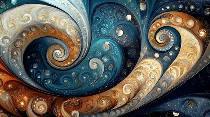Wall Mural - a digital artwork depicting an abstract pattern background