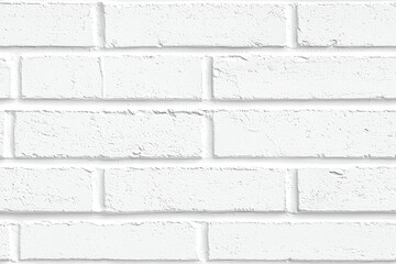 Wall Mural - seamless of old cement wall painted white texture and seamless background , isolated on white backgr