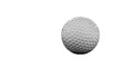 © Umer - A solitary white golf ball resting on a plain background with subtle texture and detail