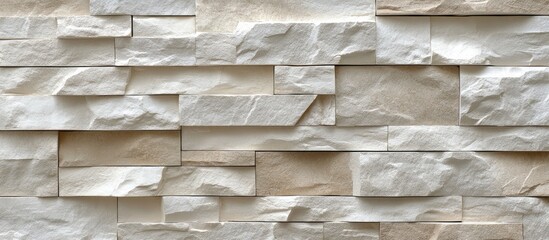 Wall Mural - Textured natural stone wall background perfect for interior design and architectural projects featuring modern aesthetics