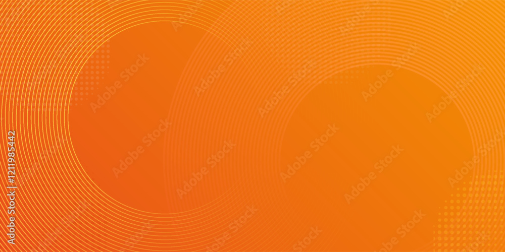 Abstract orange background with circles. Vector illustration Stock ...