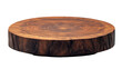 © Umer - Crafted wooden serving platter showcasing natural grain details and unique round shape on display