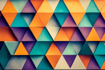 Leinwandbilder - Vibrant colorful background with a textured pattern, blending gradients and abstract designs, perfect for creative projects.

