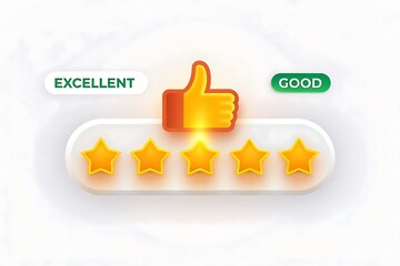 person reviews a perfect 5-star customer rating on a computer monitor, testimonial and testimony, user comment and feedback for review. emphasizing online feedback and customer satisfaction. 