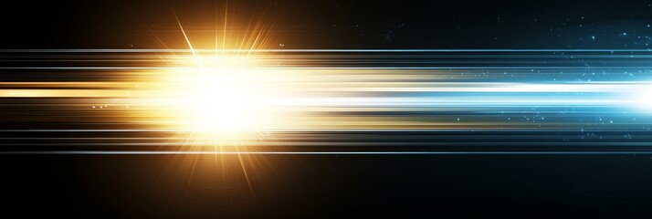 Wall Mural - a vibrant and dynamic composition featuring blue streaks and lines that convey a sense of energy, se