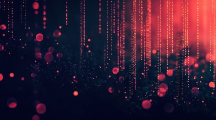 Wall Mural - digital binary code wallpapers designed for tech-savvy and modern aesthetics.