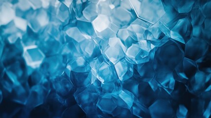 Wall Mural - modern digital hexagon backgrounds in blue tones for tech and abstract design concepts.
