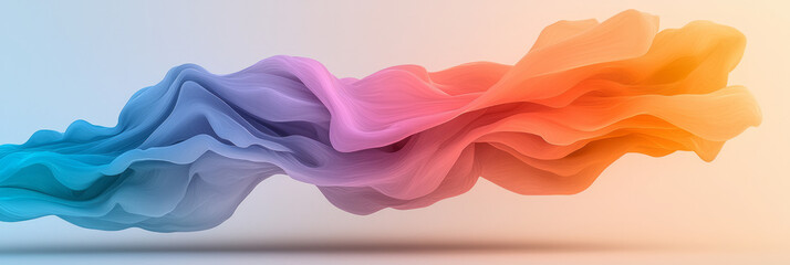 Poster - A vibrant visualization of data transformation with flowing colors and dynamic shapes, illustrating the seamless conversion of raw data into meaningful analytics,