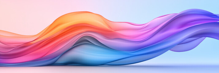 Leinwandbilder - A minimalist blue pix icon with a stylized wave pattern, creating a sense of movement and fluidity for tech-related applications,