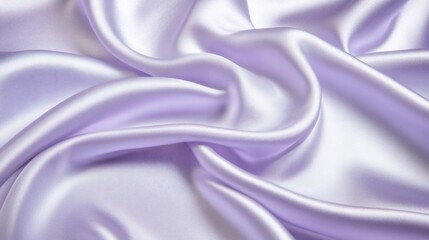 Leinwandbilder - Draped lavender silk fabric with soft folds and gentle curves.
