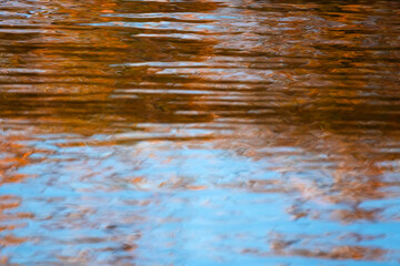 Wall Mural - Abstract blurred background photography, rippled water surface