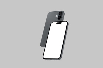Wall Mural - blank smartphone responsive mockup