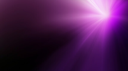 Leinwandbilder - Abstract gradient background blending deep purple and black tones with glowing white light in the upper right corner. Smooth texture and ethereal quality create a striking interplay of contrast, light
