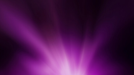 Leinwandbilder - Abstract gradient background blending deep purple and black tones with glowing white light in the upper right corner. Smooth texture and ethereal quality create a striking interplay of contrast, light