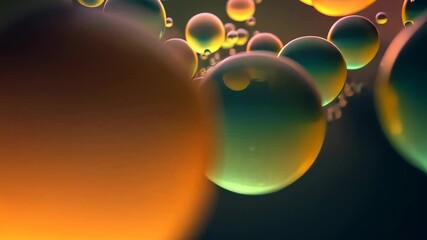 Poster - Abstract water bubble drop color background graphic design wallpaper