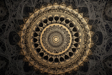 Wall Mural - A beautiful mandala with intricate details