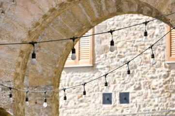 Wall Mural - Architectural details in Erice ancient town