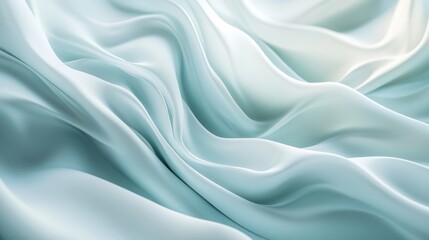 Wall Mural - Calming aqua waves abstract background minimalistic design ultra hd resolution soft textures contemporary aesthetic