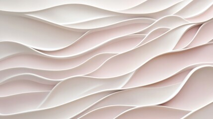 Wall Mural - Fluid modern aesthetic soft pink background minimalist design contemporary art fluid patterns digital artwork