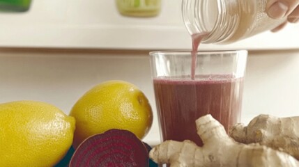 Poster - Energizing Beetroot Juice with Ginger