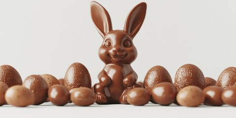 Wall Mural - Chocolate Bunny Eggs