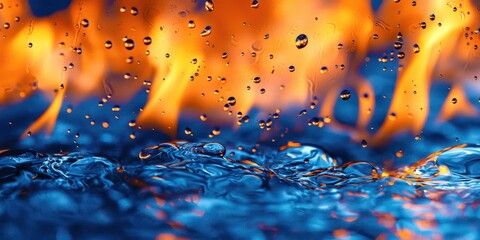 Poster - Fire is in the water
