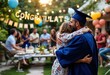 © jairo - Graduate embracing mother at outdoor graduation party
